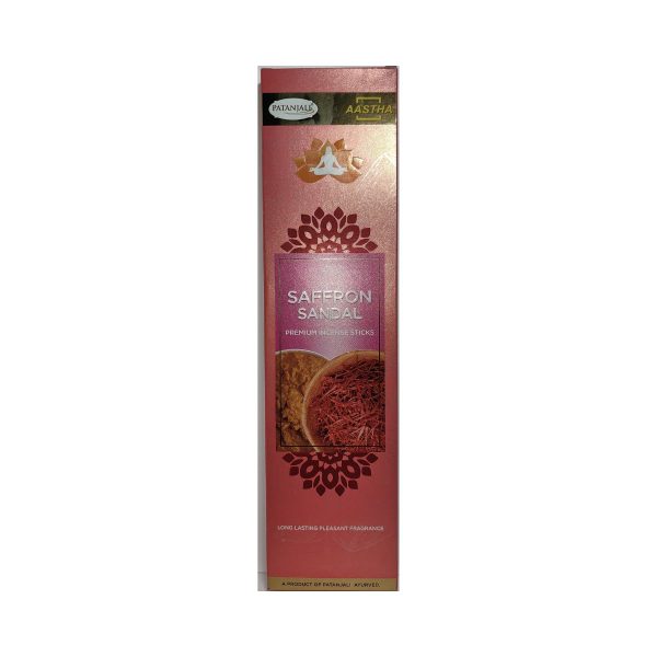 Ароматические палочки Aastha Premium Agarbatti Saffron Sandal — изображение 2