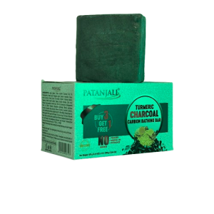 Натуральное травяное мыло Куркума и Уголь (Turmeric Charcoal Bath Bar), 4 х 125 г